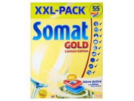 Somat Gold Таблетки для автоматических посудомоечных машин 55 шт,  1045 г